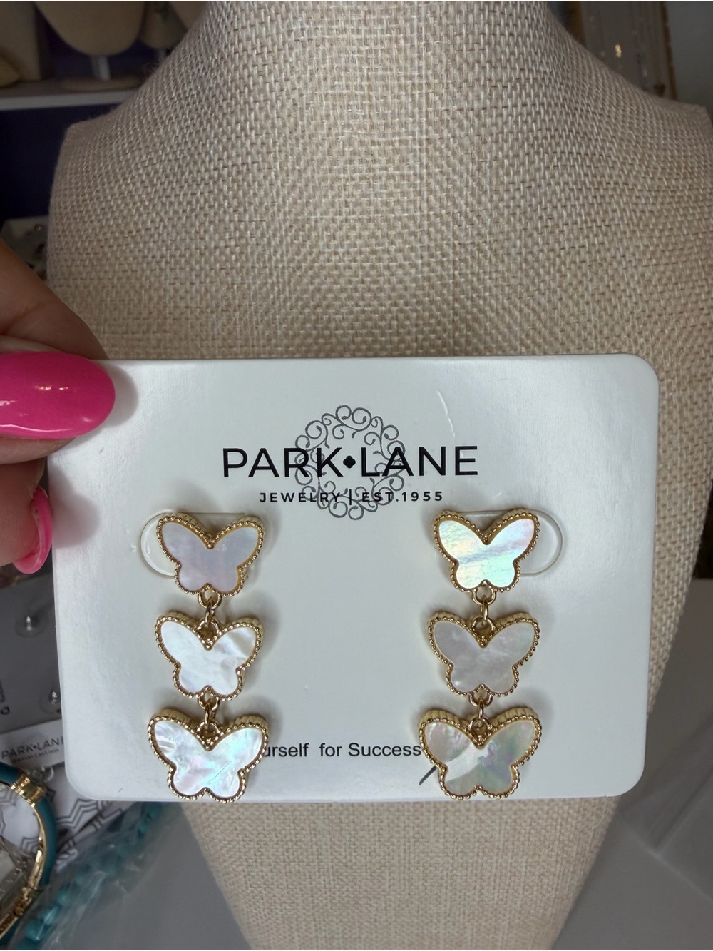Park Lane Pink Lily Earrings